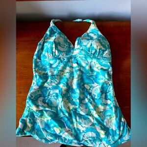 Tommy Bahama Sea Frongs Tankini Top Size M and Bottoms Size L